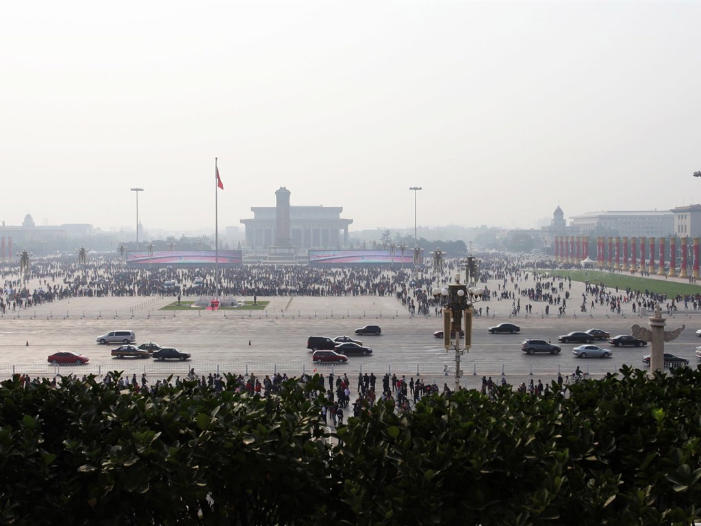 Tour de Beijing - Plaza de Tiananmen (obras GGC) #8 - 1024x768