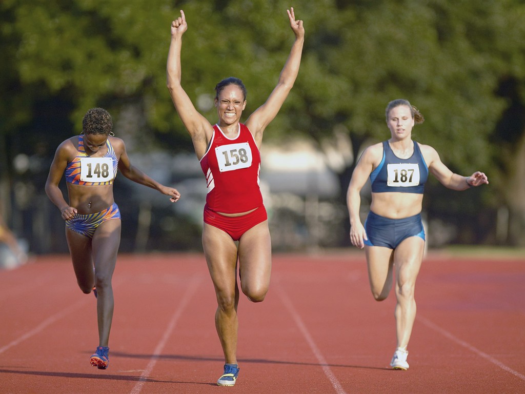 La pasión por el atletismo fondo de pantalla #1 - 1024x768