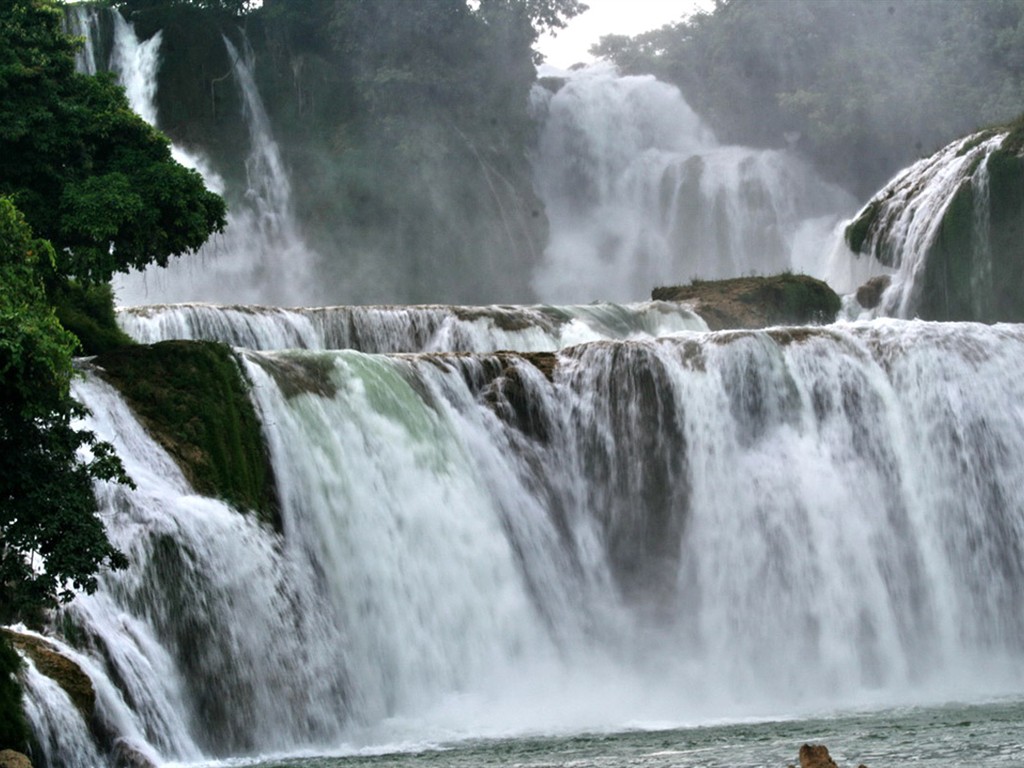 Detian Falls (Minghu Metasequoia works) #6 - 1024x768