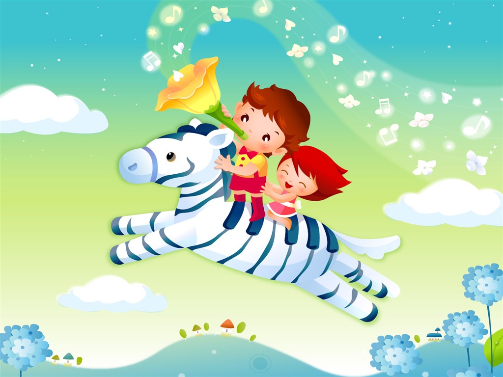 Childhood Dreams Cartoon Tapete Alben #18 - 1024x768