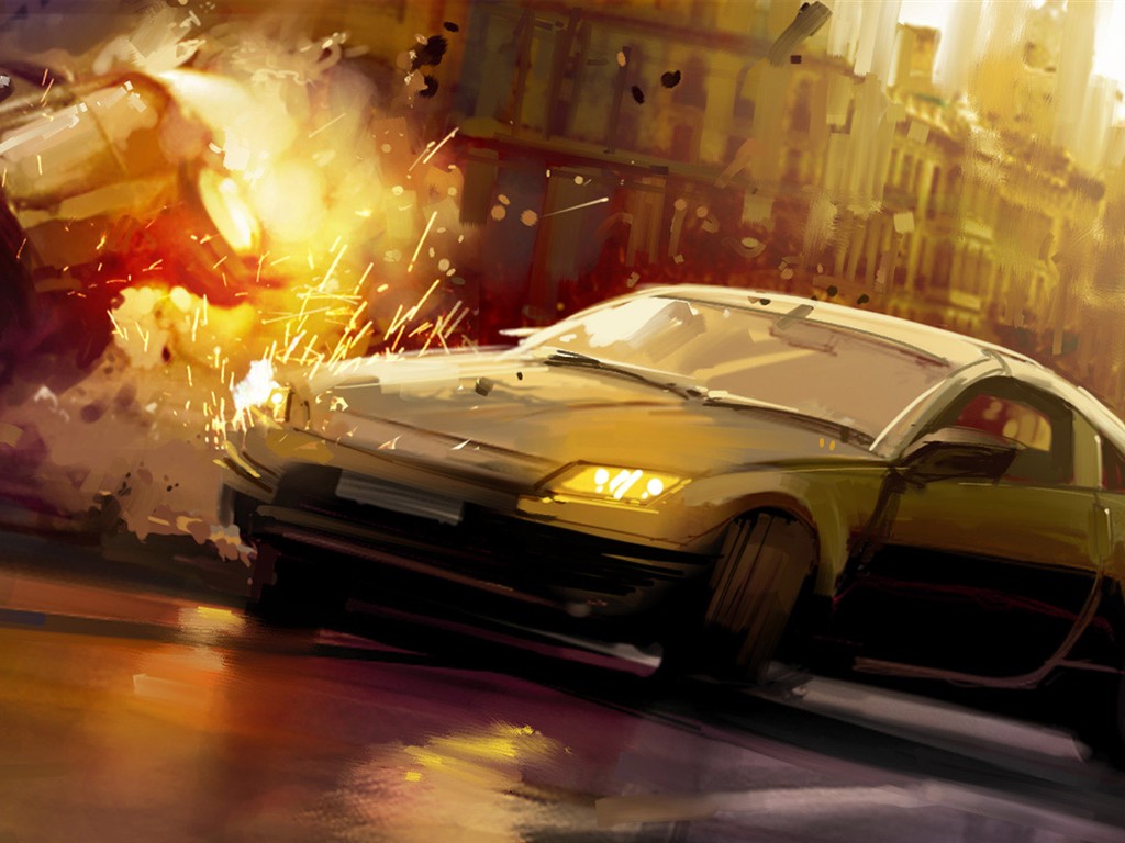 賽車遊戲電腦壁紙 #37 - 1024x768