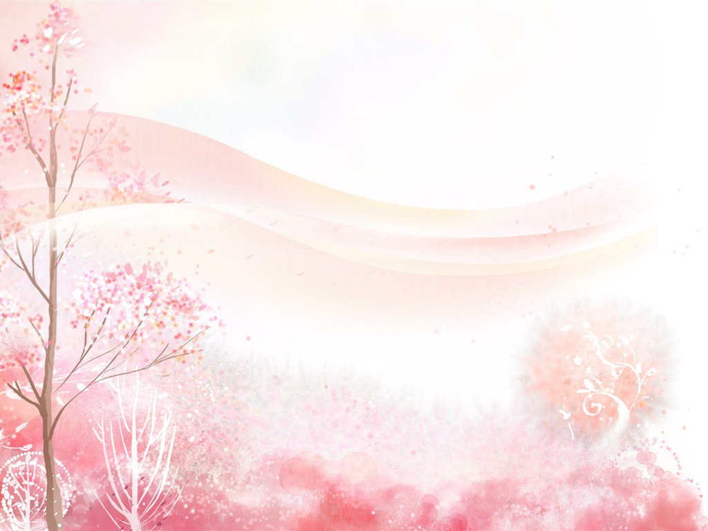卡通夢幻風光壁紙 #15 - 1024x768