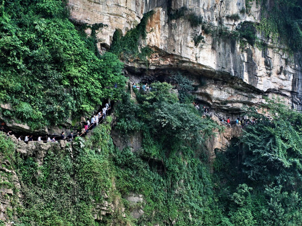 Huangguoshu Falls (Minghu obras Metasequoia) #6 - 1024x768