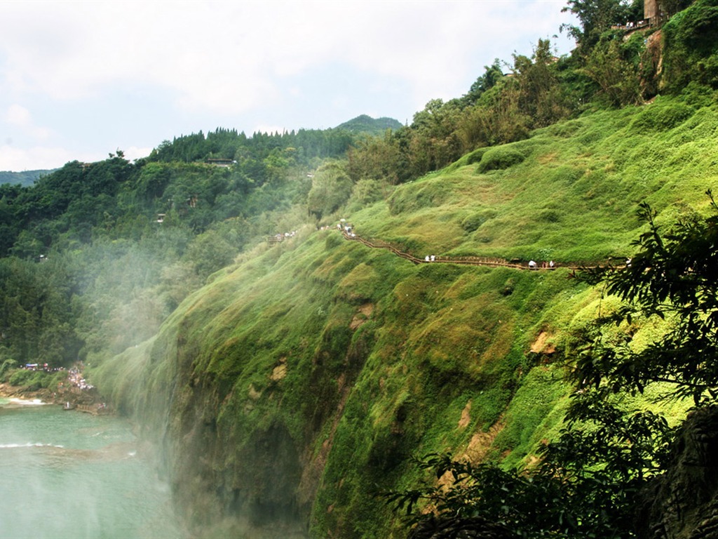 Huangguoshu Falls (Minghu obras Metasequoia) #7 - 1024x768
