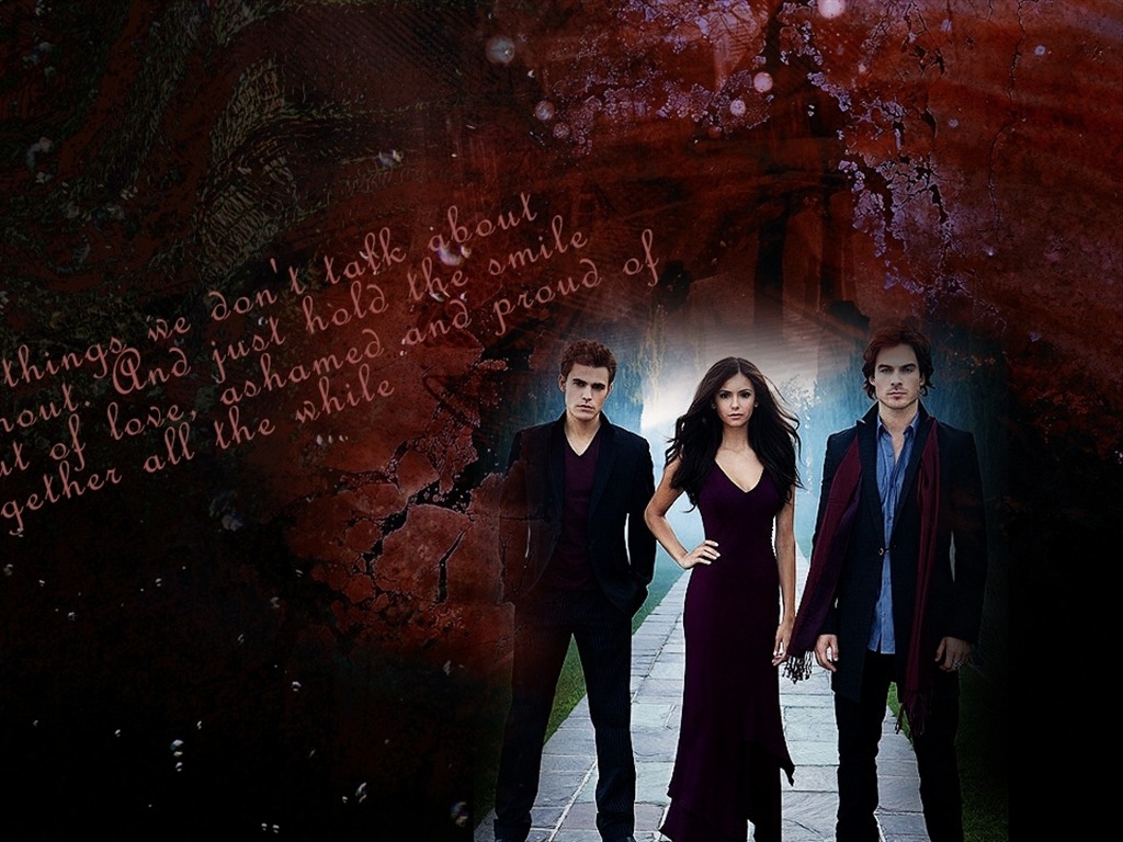 The Vampire Diaries Tapete #19 - 1024x768