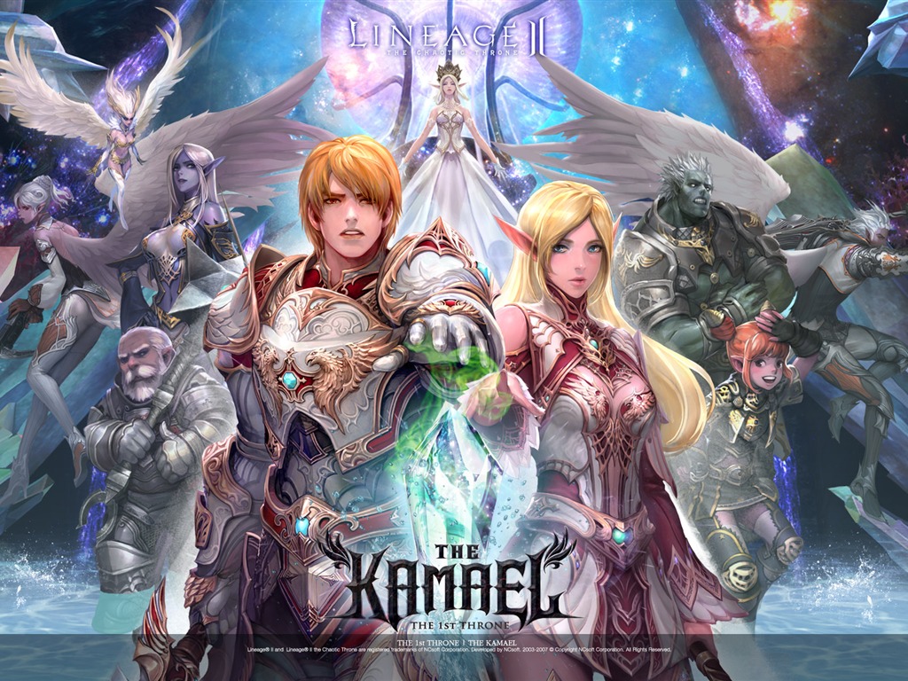 LINEAGE Ⅱ 遊戲造型 高清壁紙 #1 - 1024x768