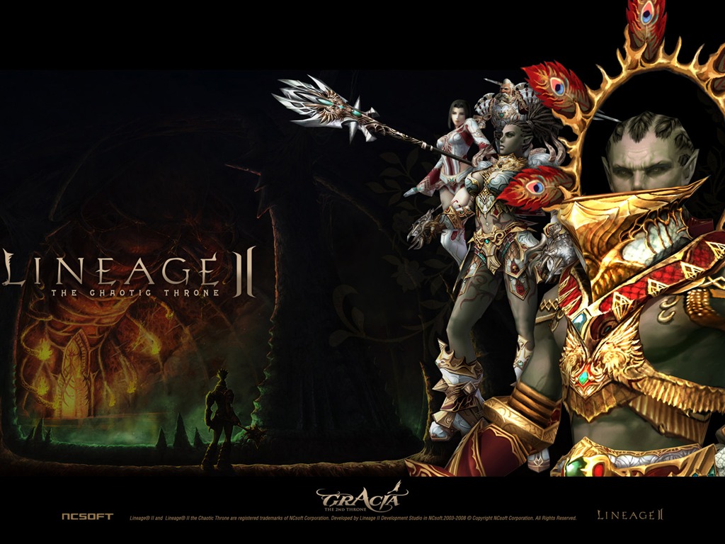 LINEAGE Ⅱ 遊戲造型 高清壁紙 #2 - 1024x768
