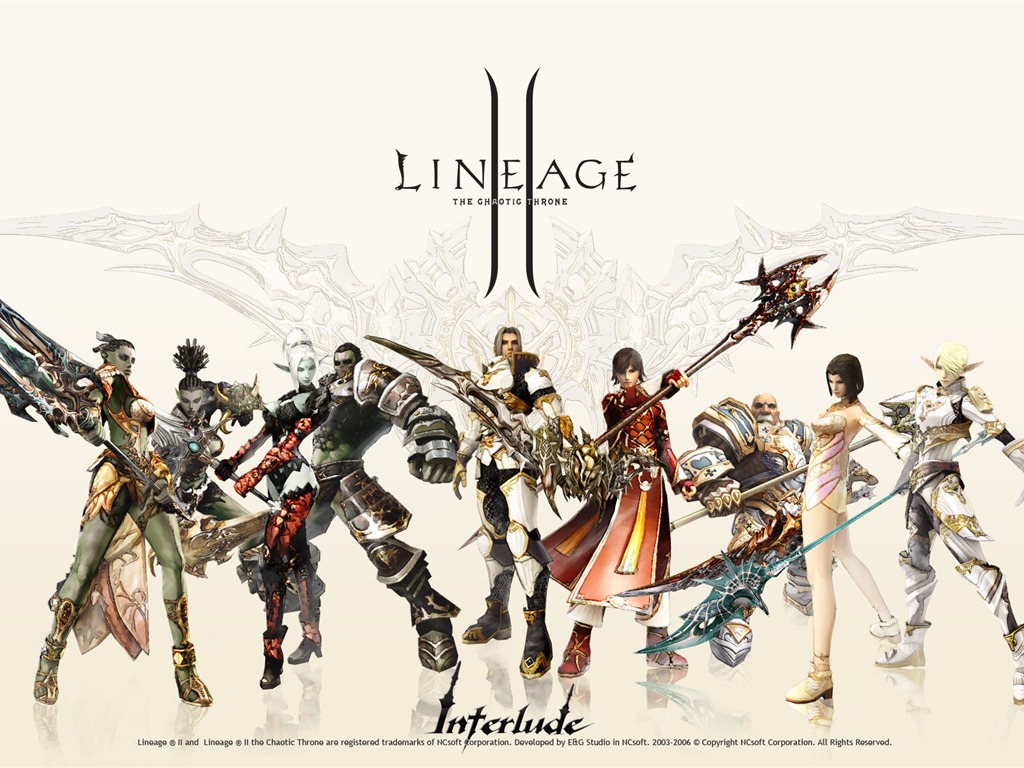 LINEAGE Ⅱ 遊戲造型 高清壁紙 #8 - 1024x768