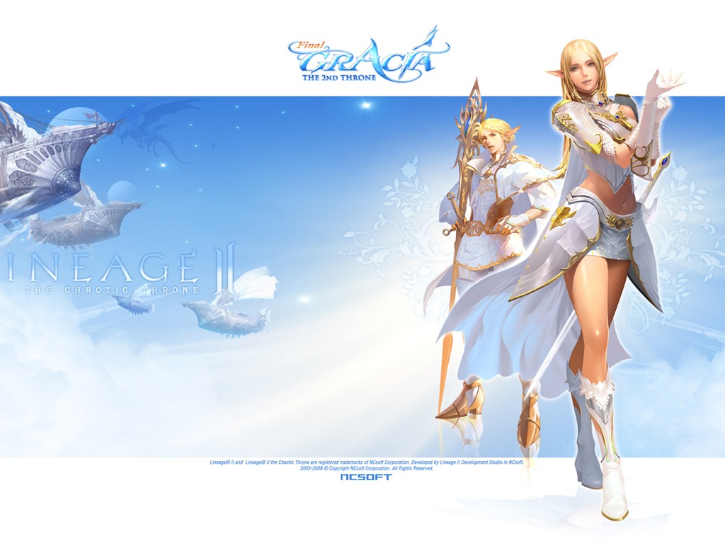 LINEAGE Ⅱ modeling HD gaming wallpapers #13 - 1024x768
