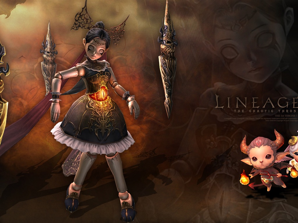 LINEAGE Ⅱ 遊戲造型 高清壁紙 #19 - 1024x768