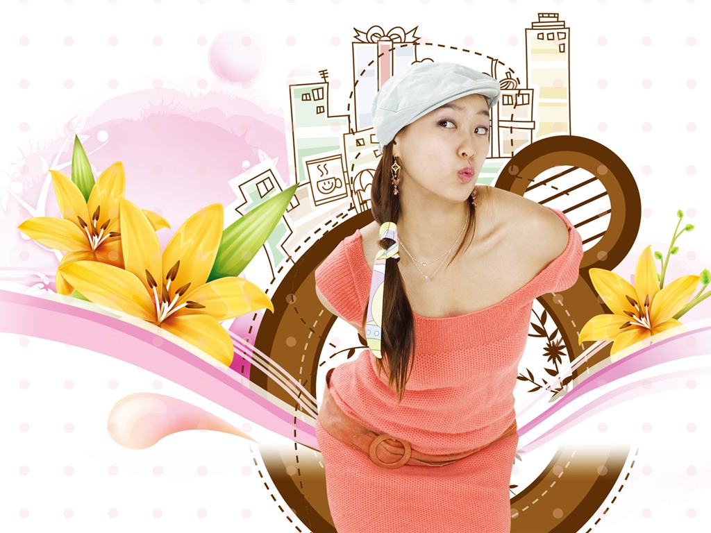 Synthetic characters wallpaper (2) #4 - 1024x768