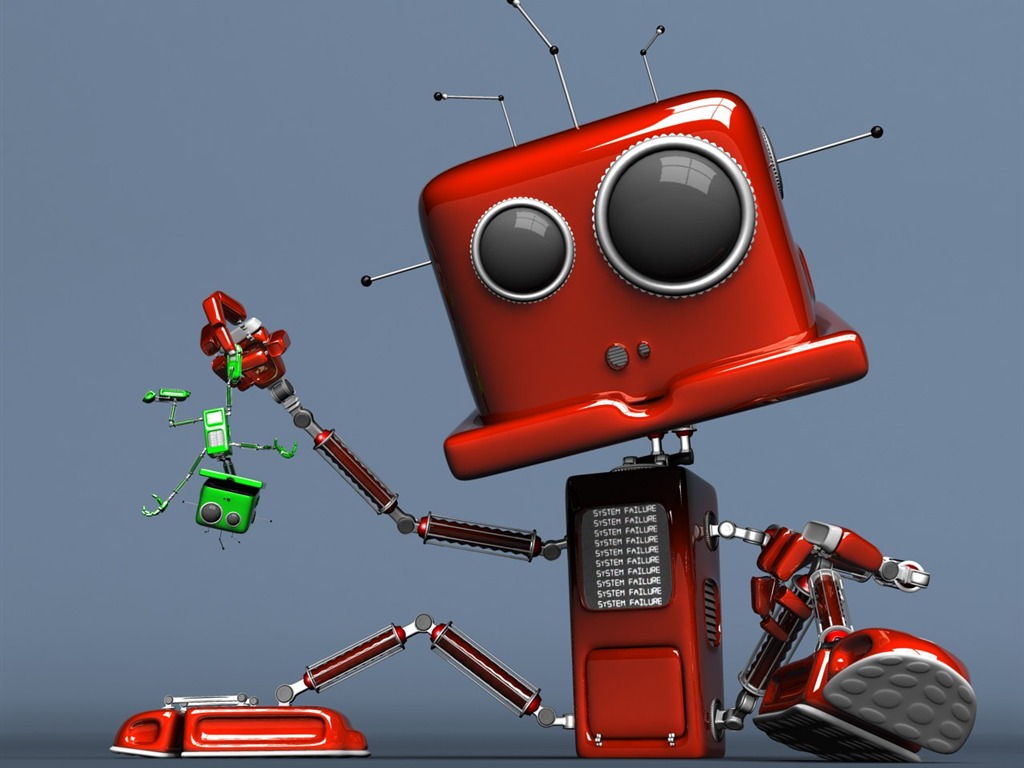 Fun 3D Cartoon Design wallpaper #23 - 1024x768