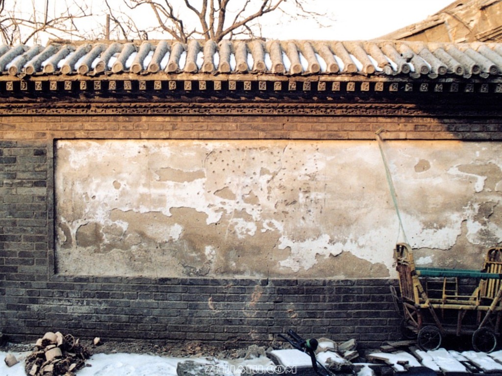 Antiguo vida Hutong de fotos antiguas fondo de pantalla #23 - 1024x768