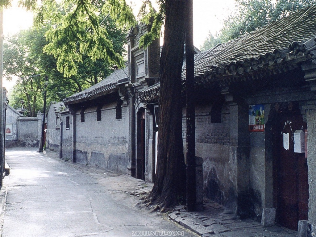 Antiguo vida Hutong de fotos antiguas fondo de pantalla #38 - 1024x768