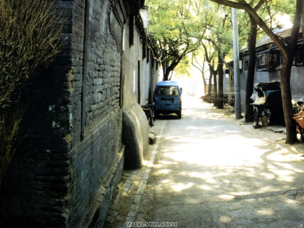 Antiguo vida Hutong de fotos antiguas fondo de pantalla #40 - 1024x768