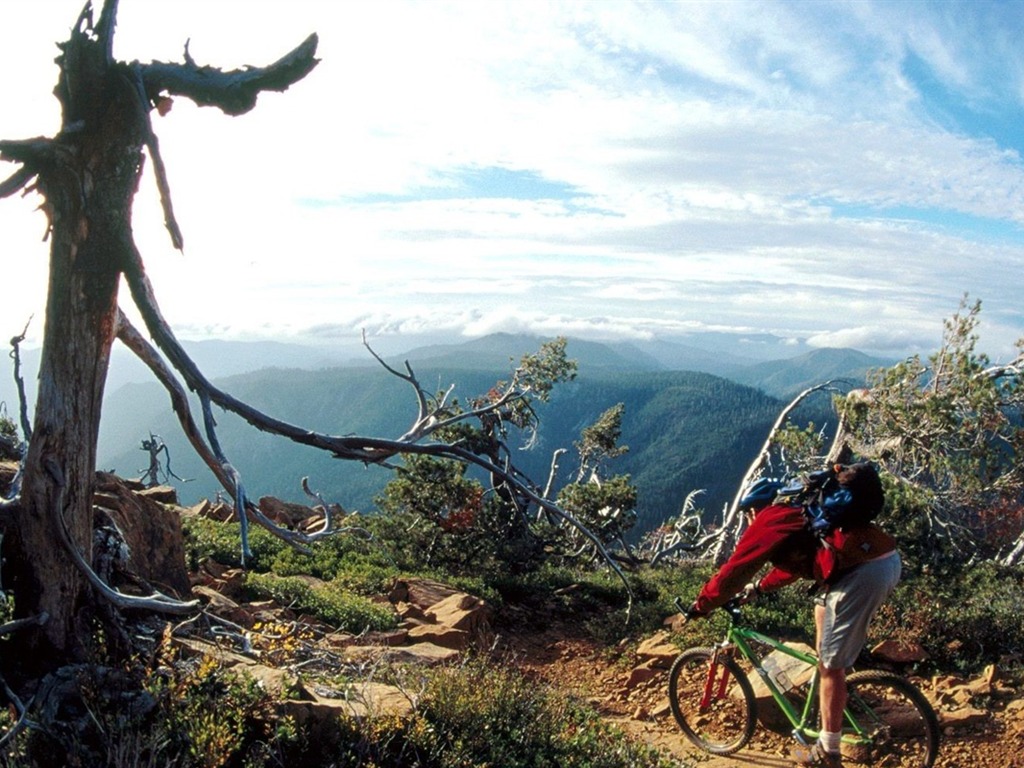 Fond d'écran de vélo de montagne #8 - 1024x768