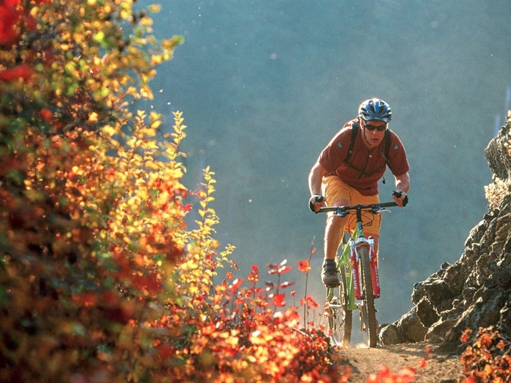 Fond d'écran de vélo de montagne #10 - 1024x768