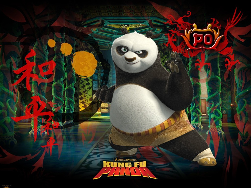3D animation Kung Fu Panda wallpaper #21 - 1024x768