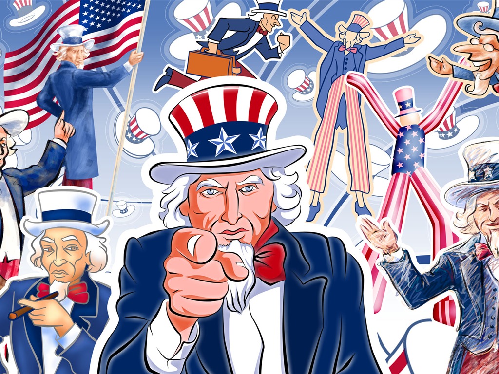 U. S. Den nezávislosti téma wallpaper #18 - 1024x768