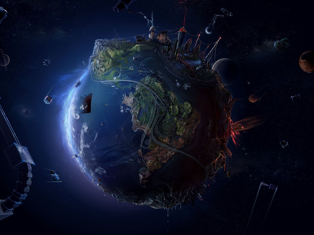 New Creative Design Wallpaper #28 - 1024x768