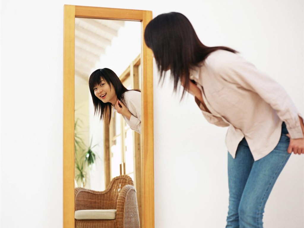 夏日年輕純情女孩壁紙 #4 - 1024x768