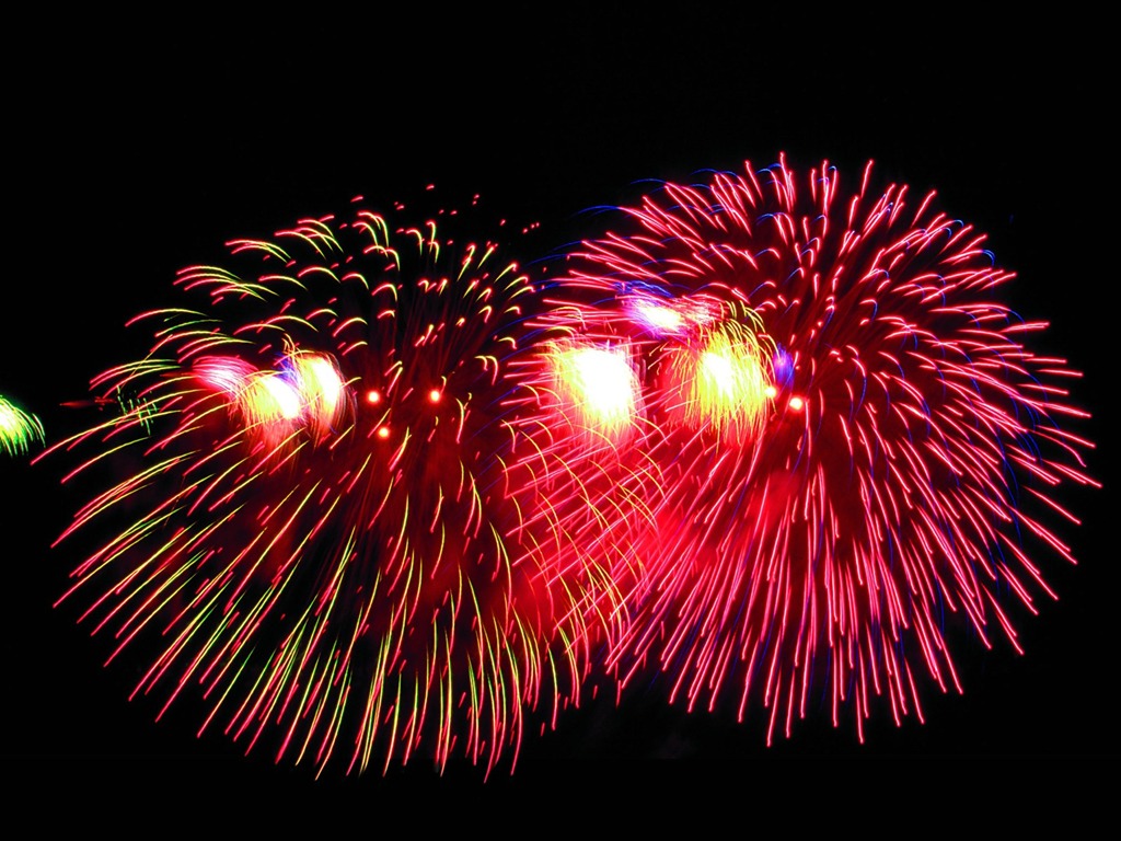 Festival de Fuegos Artificiales pantalla fondos de escritorio #5 - 1024x768