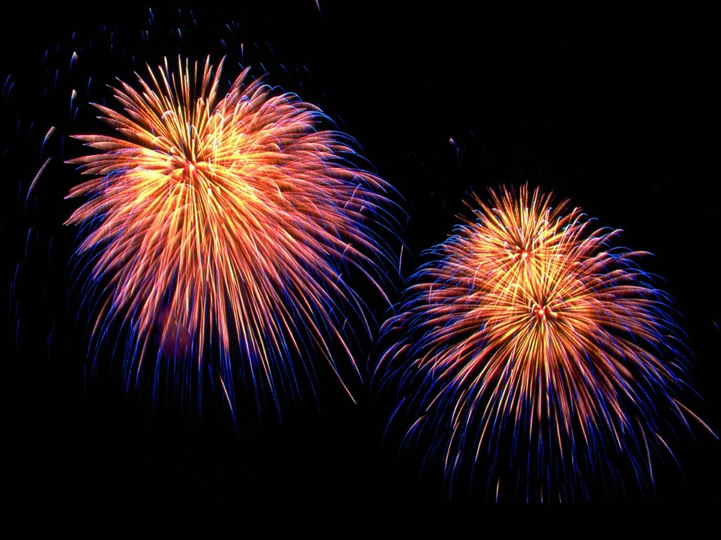 Festival de Fuegos Artificiales pantalla fondos de escritorio #19 - 1024x768