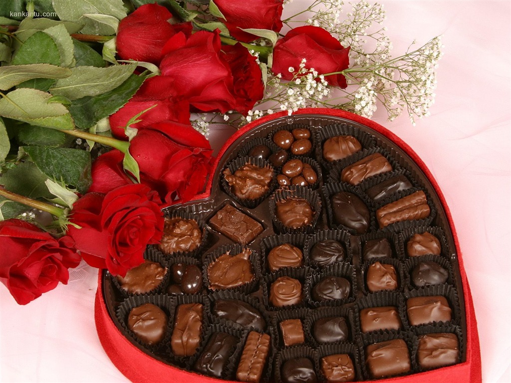 La tinta indeleble Día de San Valentín de chocolate #12 - 1024x768