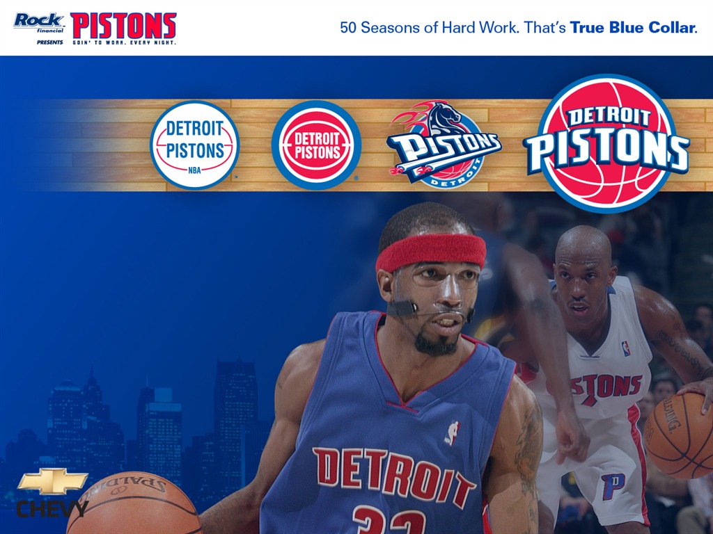 Detroit Pistons Offizielle Wallpaper #34 - 1024x768