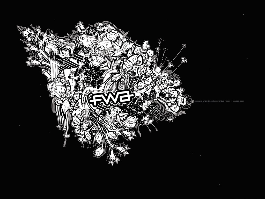 FWA黑色專輯壁紙 #24 - 1024x768