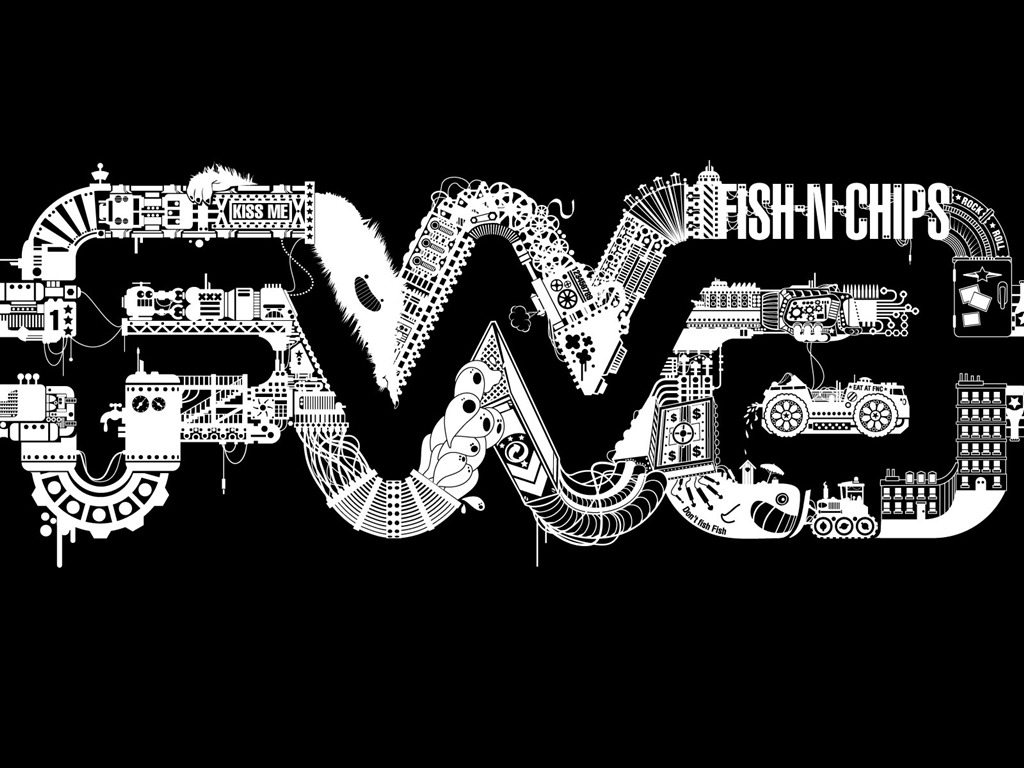 FWA黑色專輯壁紙 #26 - 1024x768