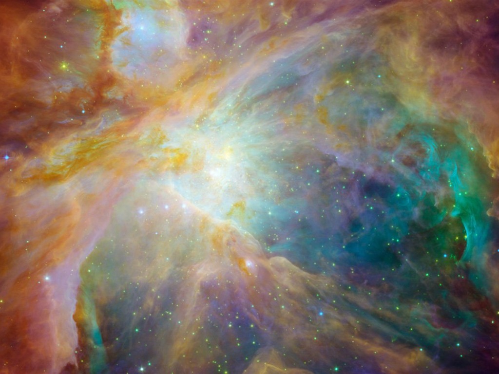 NASA의 벽지의 별, 은하 #14 - 1024x768