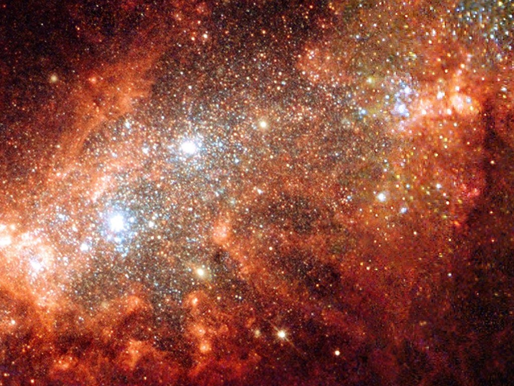 NASA의 벽지의 별, 은하 #20 - 1024x768
