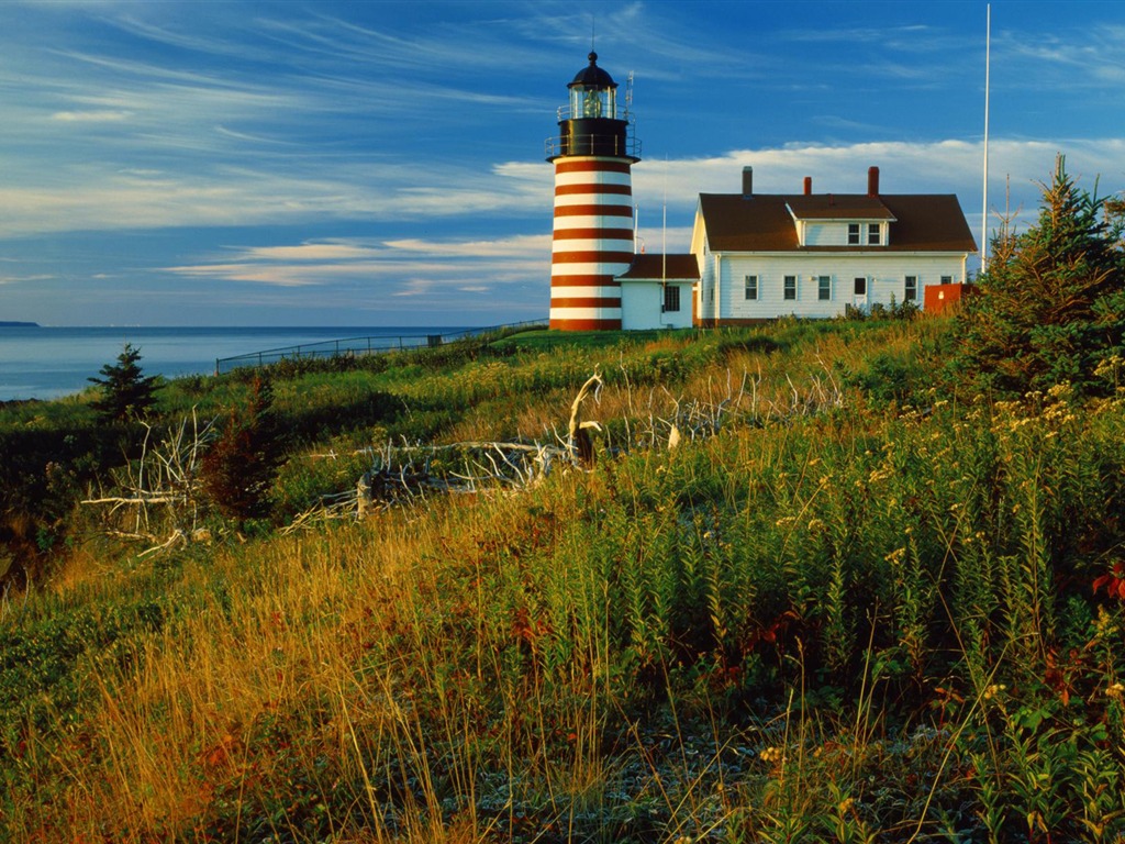 Coastal Lighthouse HD Wallpaper #5 - 1024x768