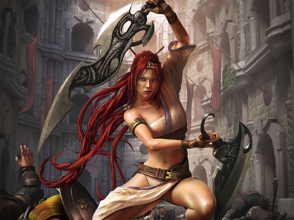 Krásné ženy wallpaper fantasy ilustrátor #32 - 1024x768