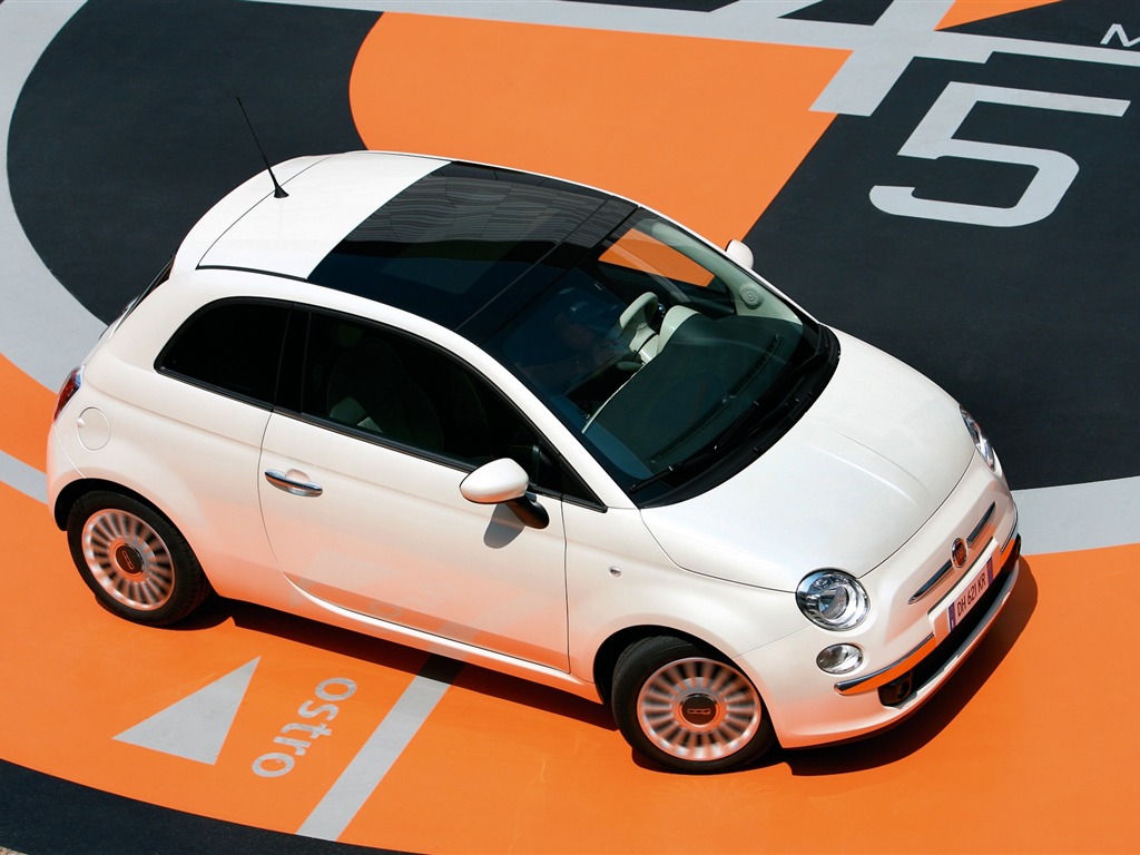 菲亚特 Fiat 500 壁纸2 - 1024x768