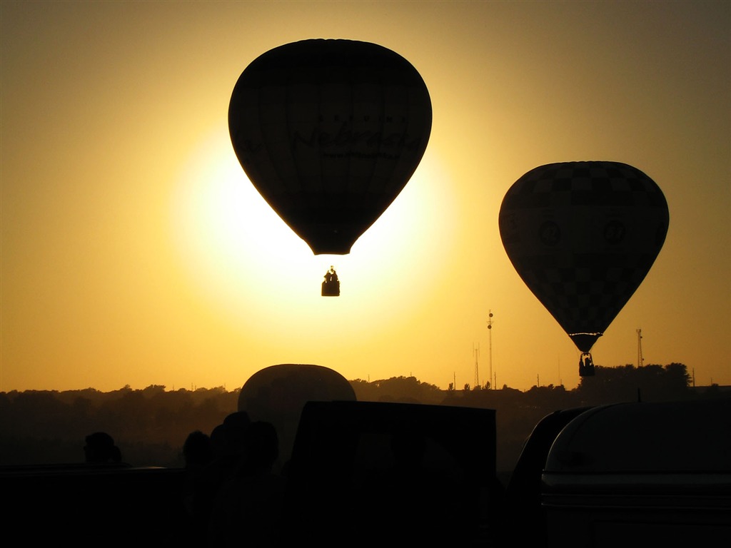 Hot air balloon wallpaper #7 - 1024x768