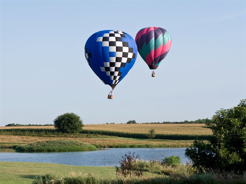 Hot air balloon wallpaper #18 - 1024x768