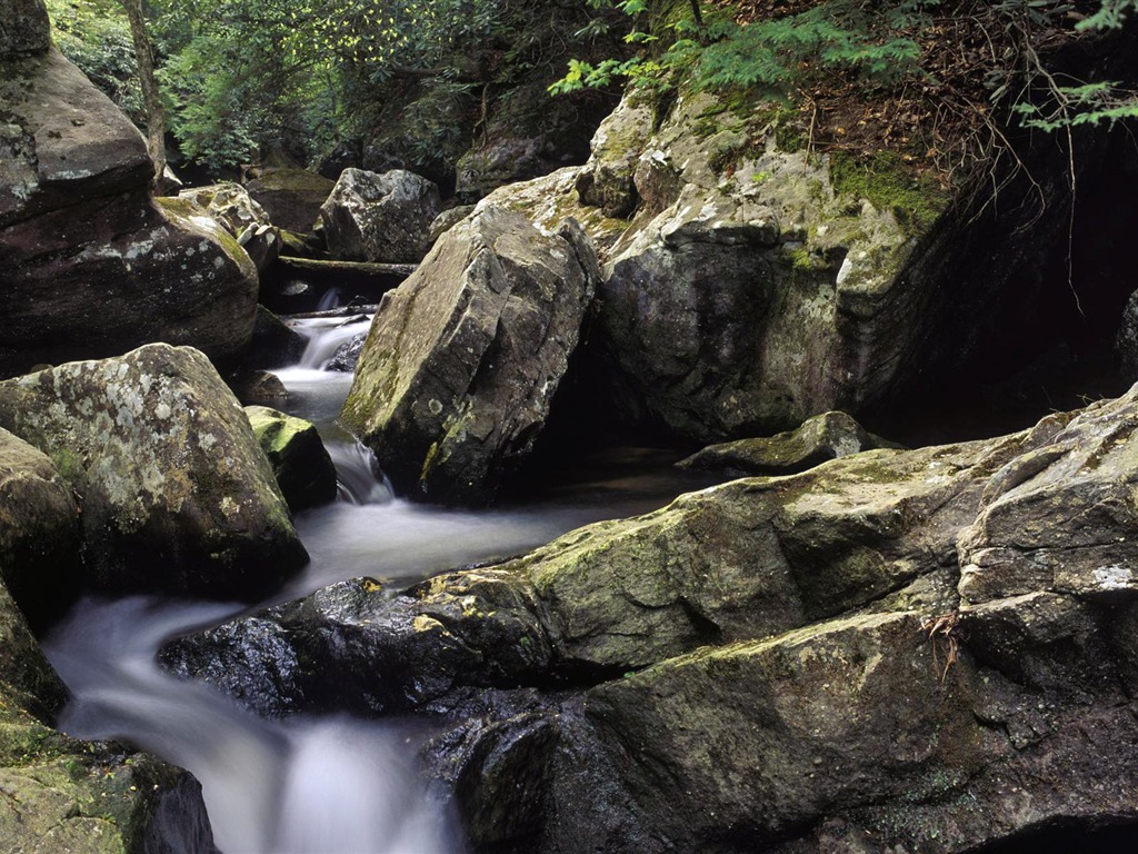 Water streams HD Wallpapers #6 - 1024x768