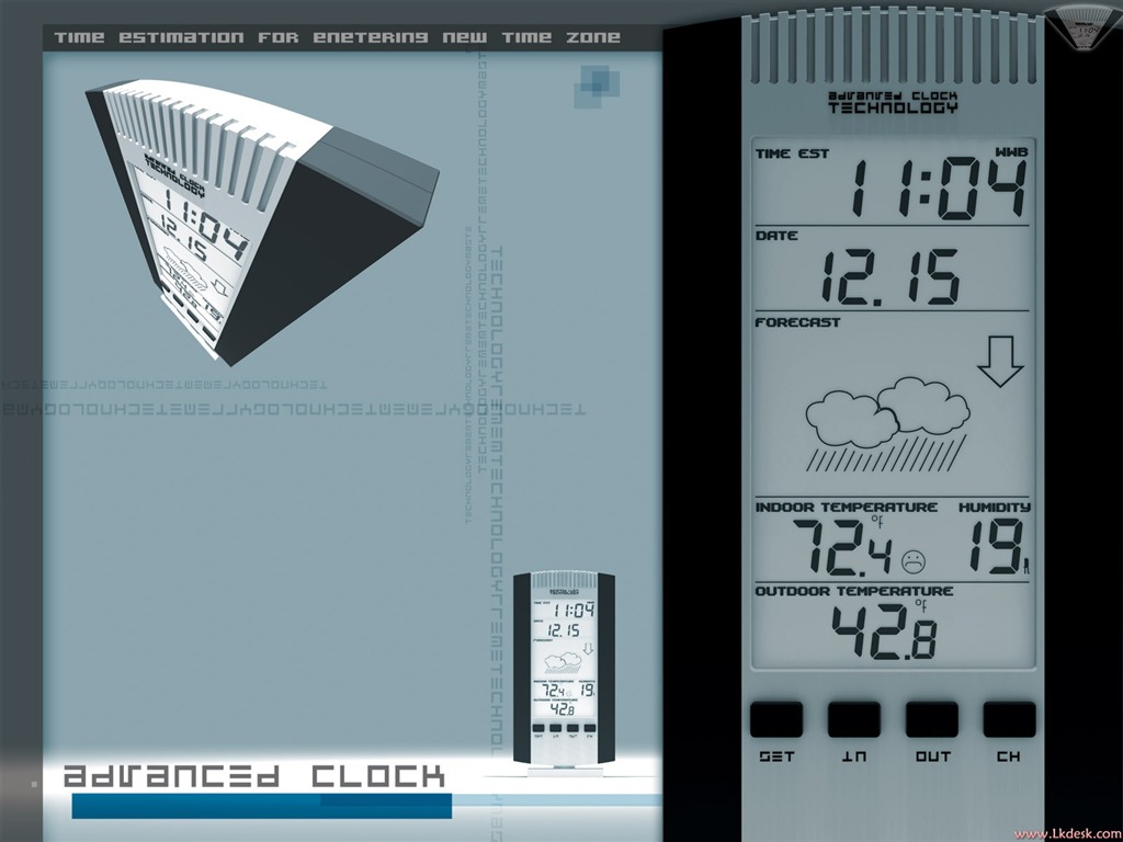 Fondos de pantalla del reloj y la hora HD #11 - 1024x768