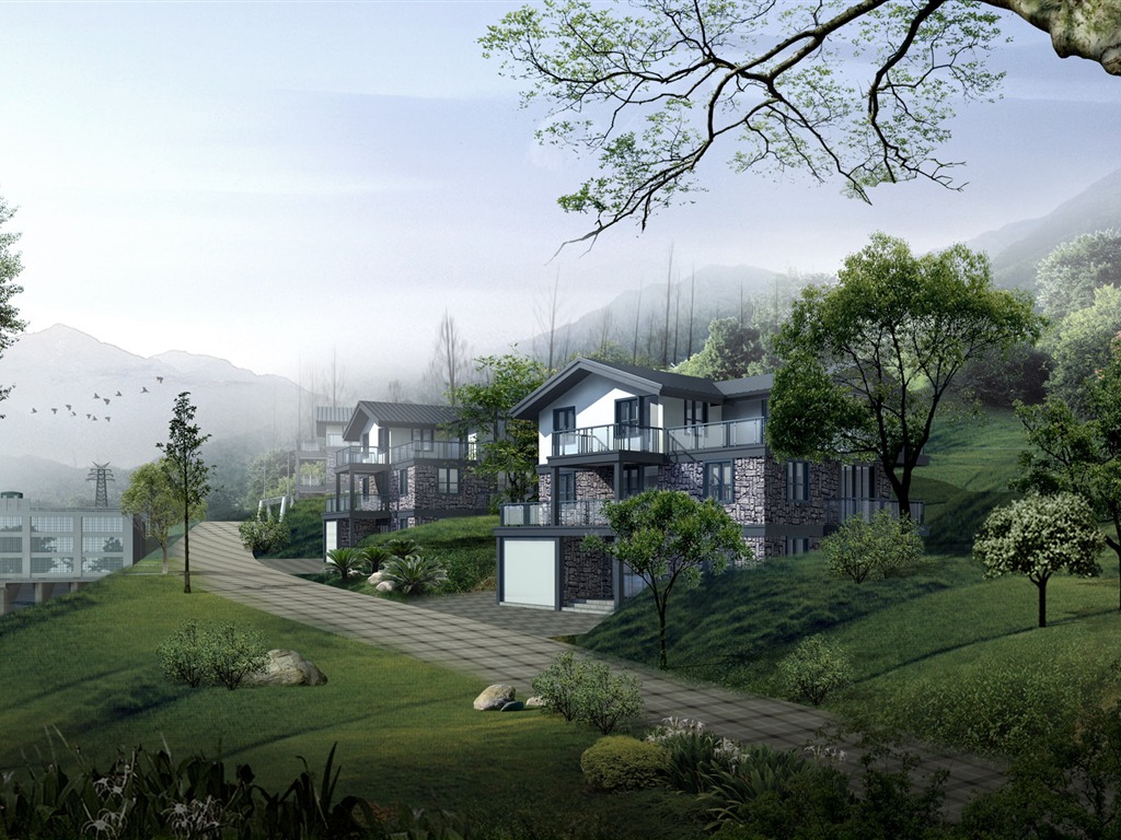 建築園林精美壁紙 #2 - 1024x768
