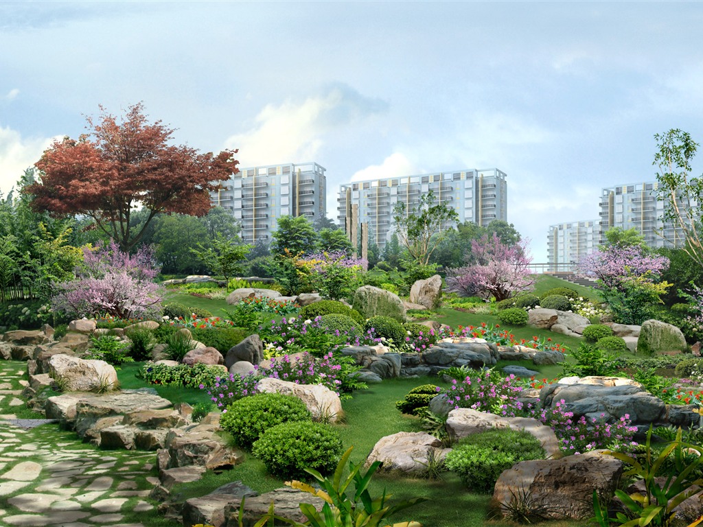 建築園林精美壁紙 #16 - 1024x768