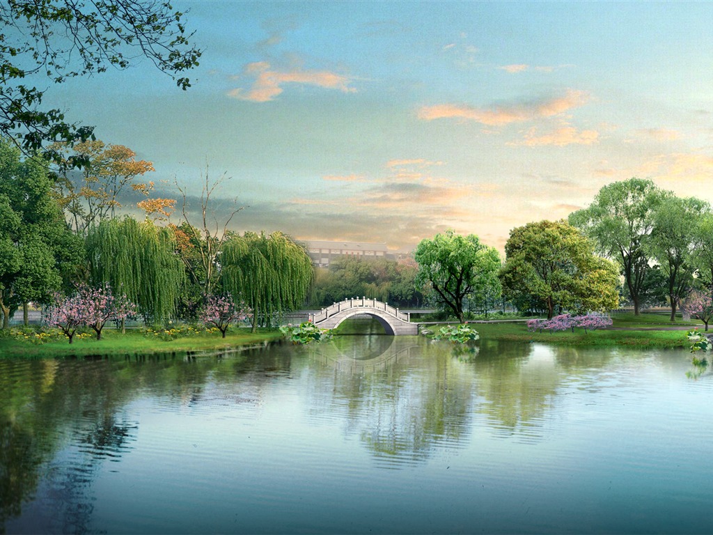 建築園林精美壁紙 #21 - 1024x768