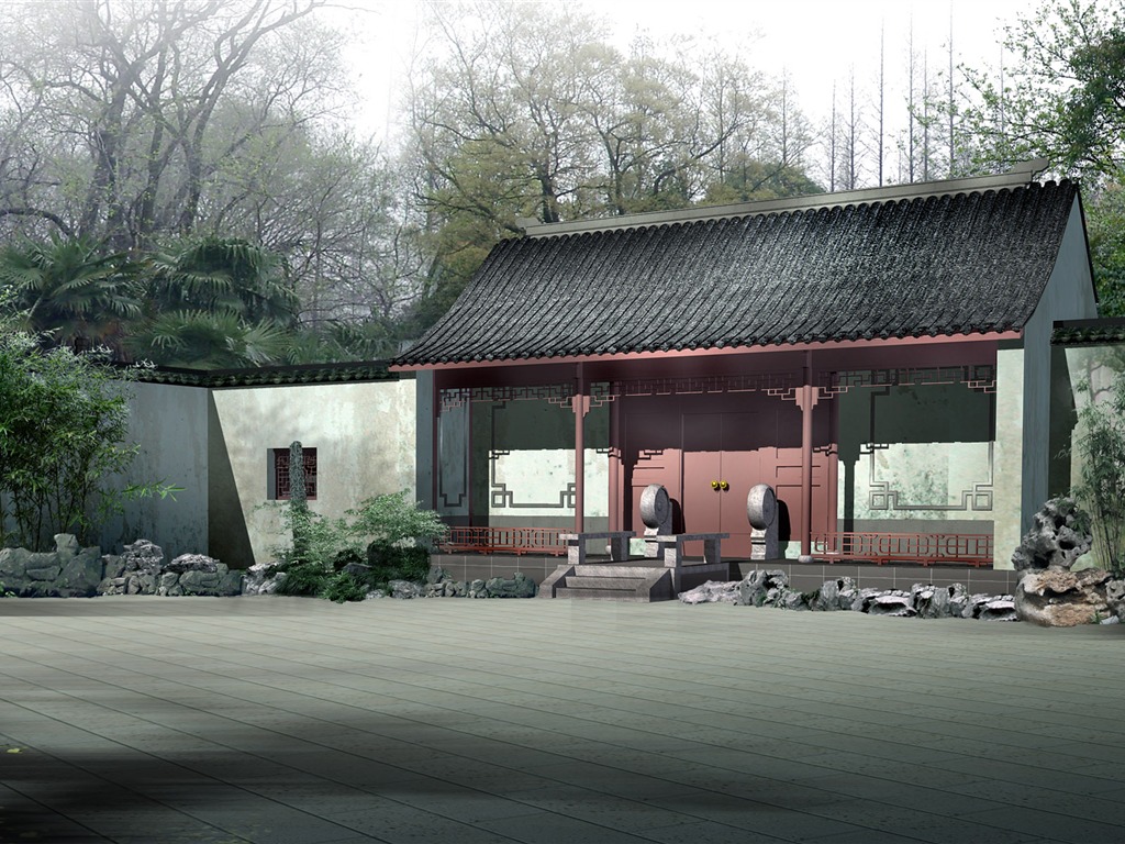 建築園林精美壁紙 #23 - 1024x768