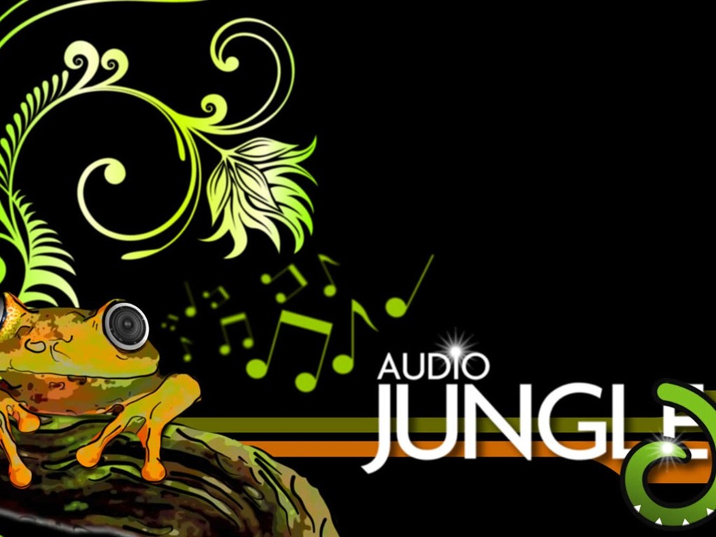 Audio Jungle設計壁紙 #1 - 1024x768