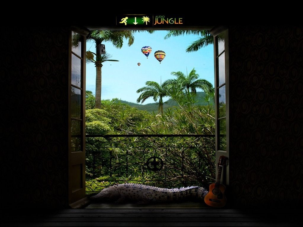 Audio Jungle Wallpaper Design #9 - 1024x768