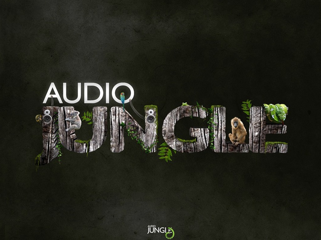 Audio Jungle設計壁紙 #12 - 1024x768