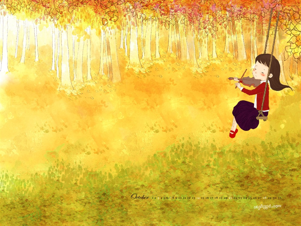 韓國Soo-Hyun柔美插畫 #6 - 1024x768