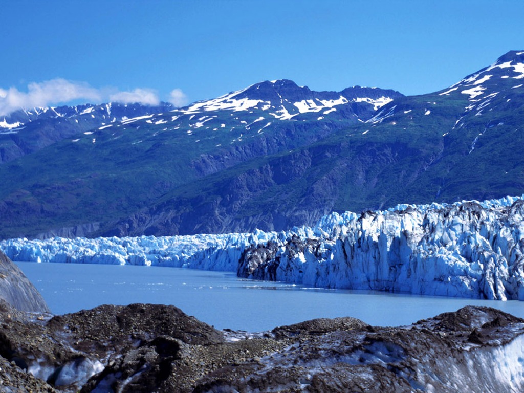 fondos de escritorio de alta definición de invierno la nieve fresca escena #12 - 1024x768