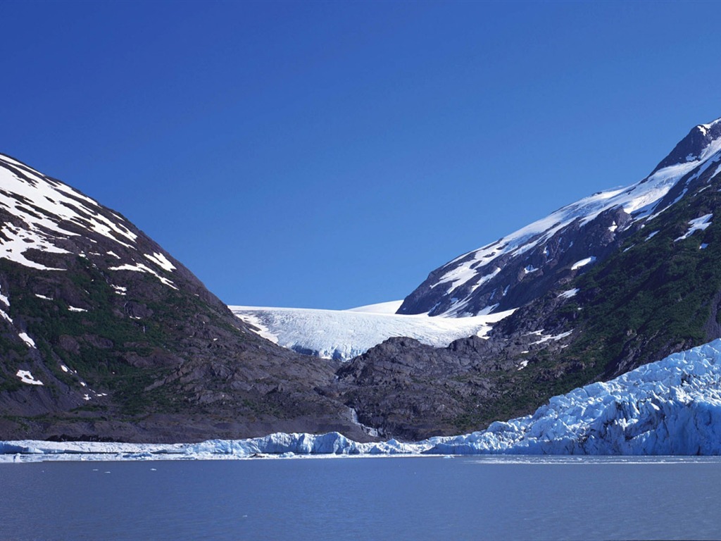 fondos de escritorio de alta definición de invierno la nieve fresca escena #22 - 1024x768